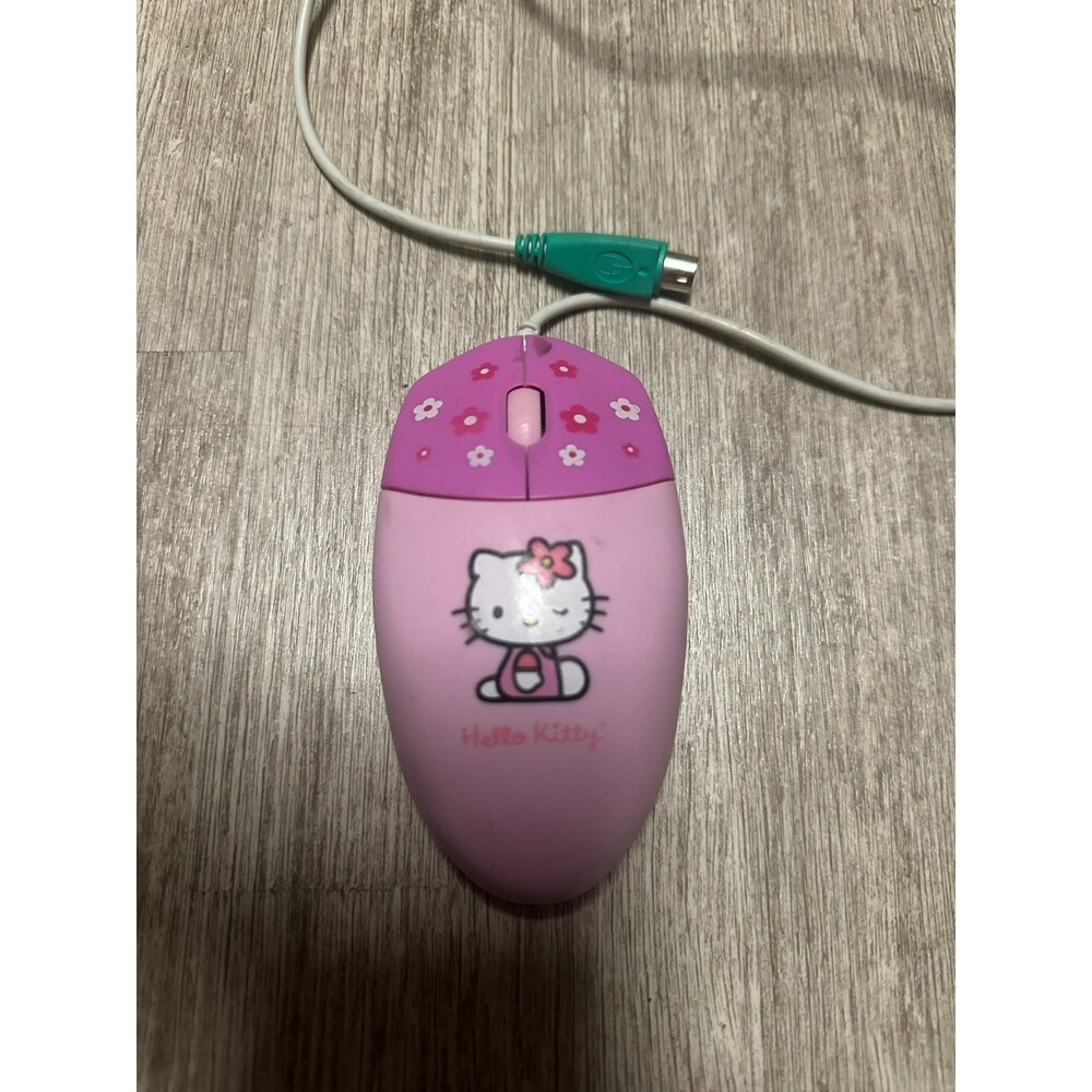 Hello Kitty Vintage Computer Scroll Mouse Model KT4090 Year 2005